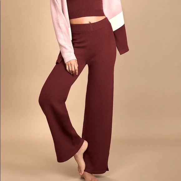 🌵 Knit Ribbed Lounge Pants - Picture 2 of 6